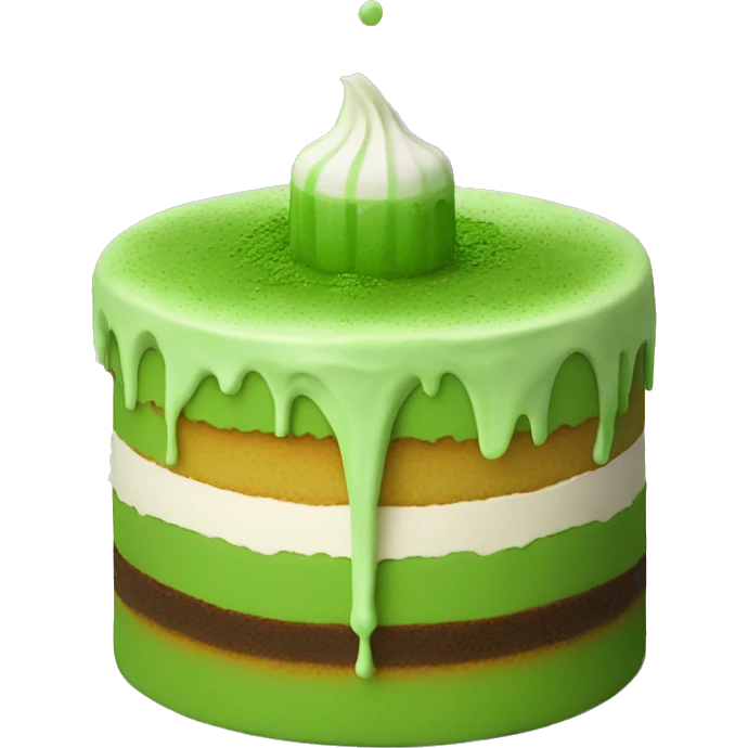 matcha cake emoji