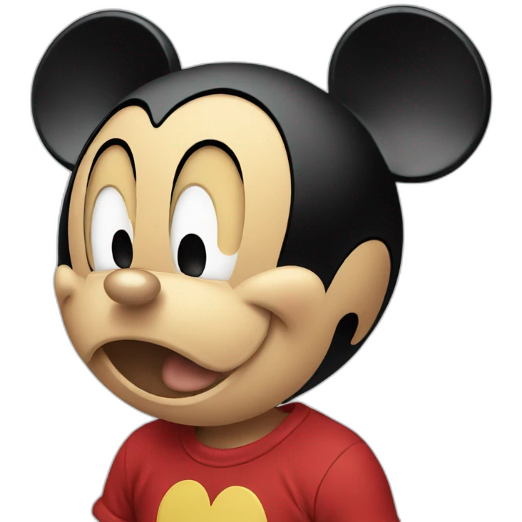 mickey mouse crying emoji