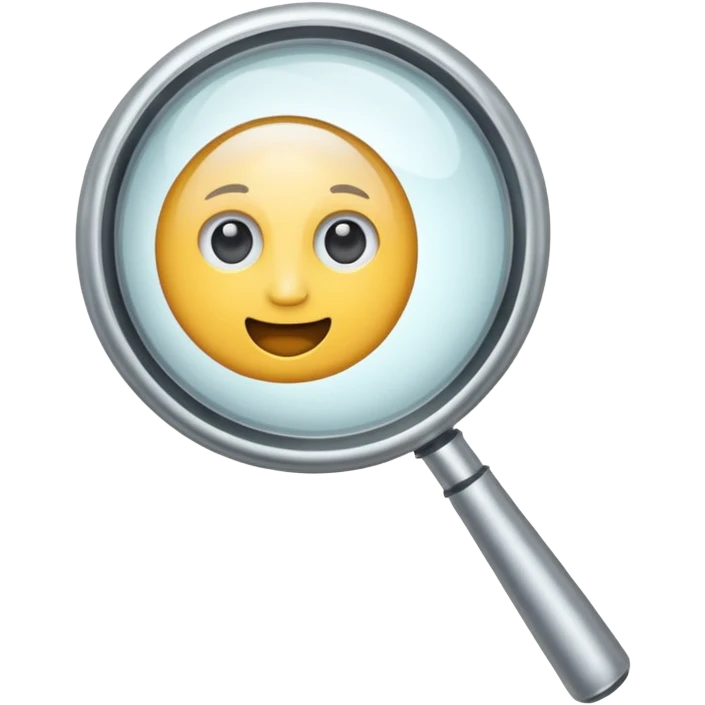  lente di ingrandimento test  emoji