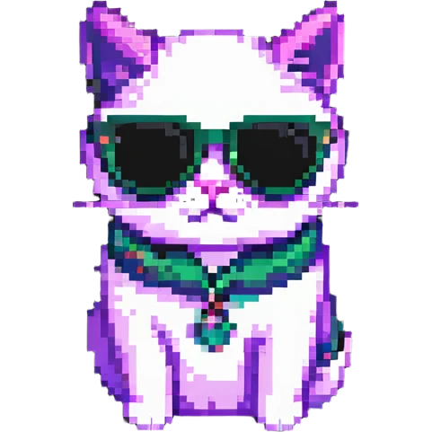 cat wearing sunglasses emoji