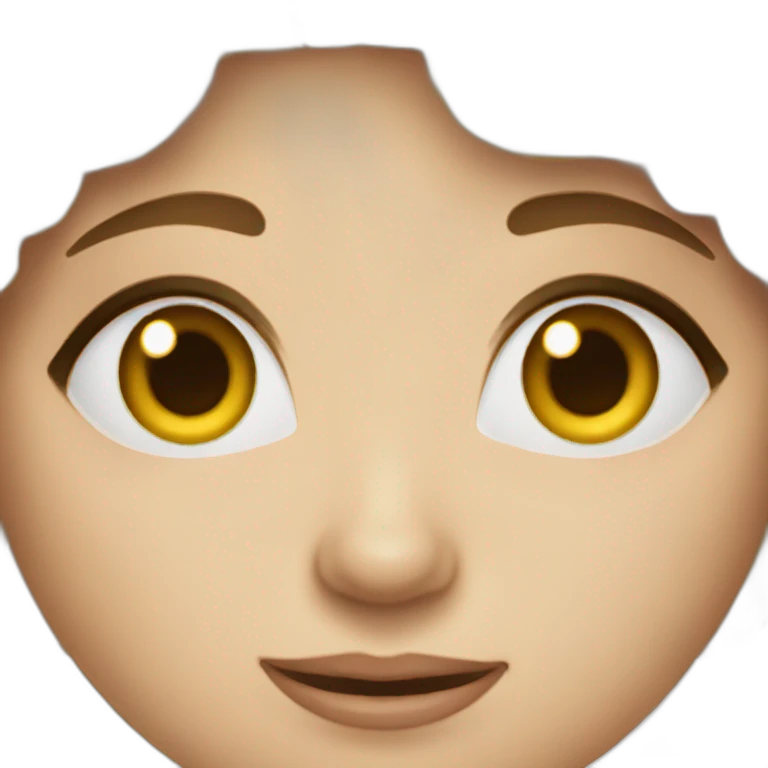 Девушка испугалась emoji