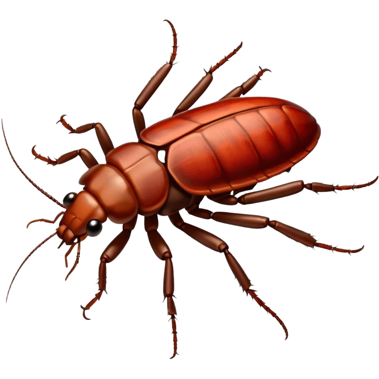 cockroach with "RED" written on its back emoji