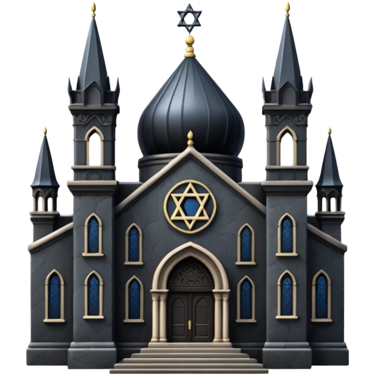jewish synagogue dark aesthetic gothic architecture emoji
