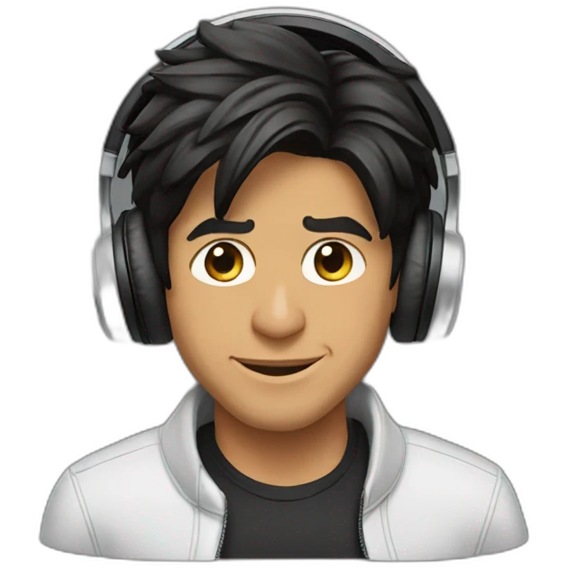 shah rukh khan with headphones emoji