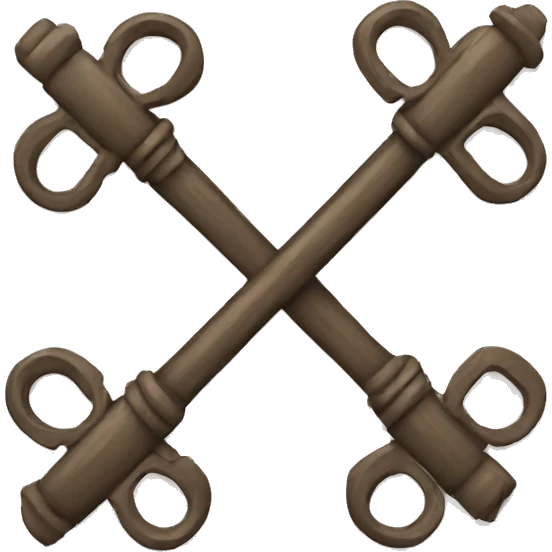 crossed keys emoji