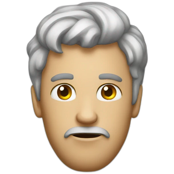 Poker face emoji