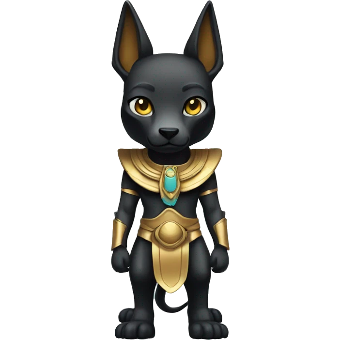 Chibi Anubis Full Body emoji