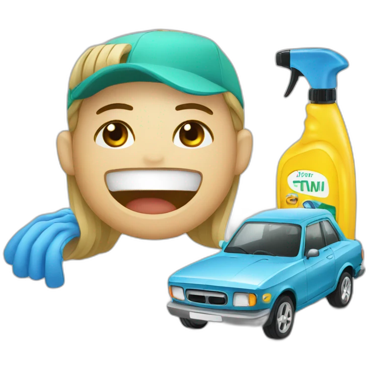 Car care products emoji