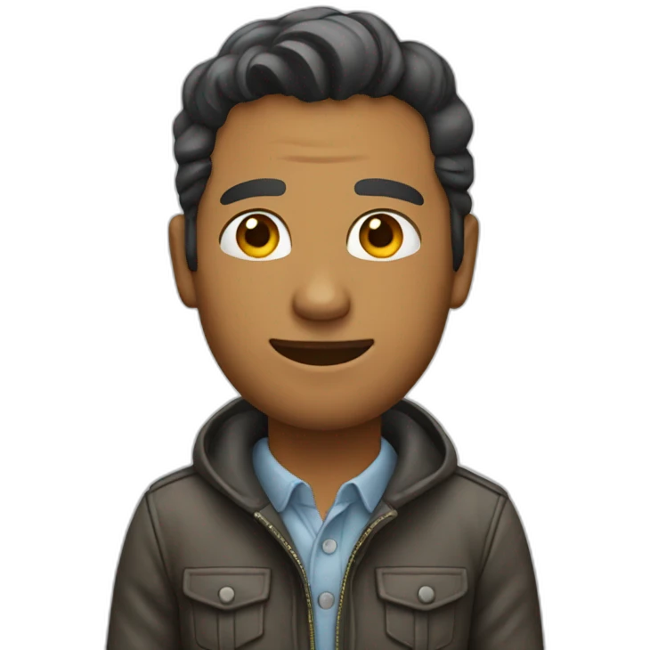 man in a jacket emoji