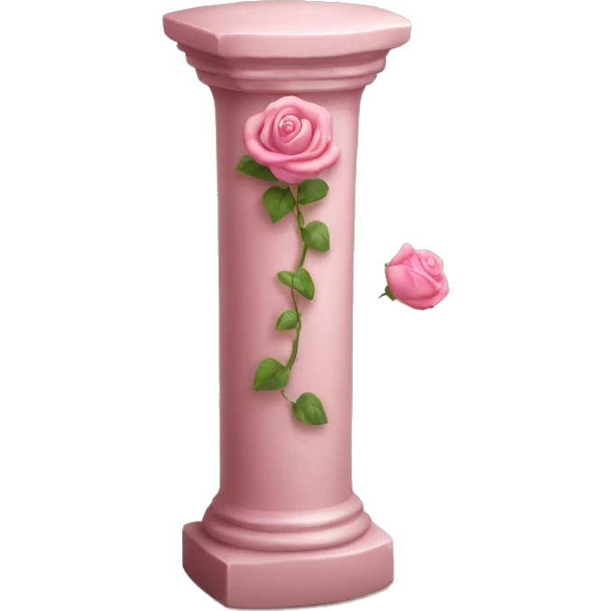 Rose quart pillar emoji