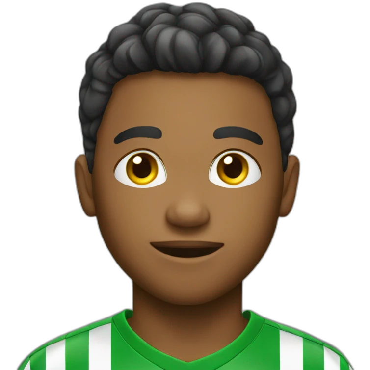 Soccer young boy  emoji
