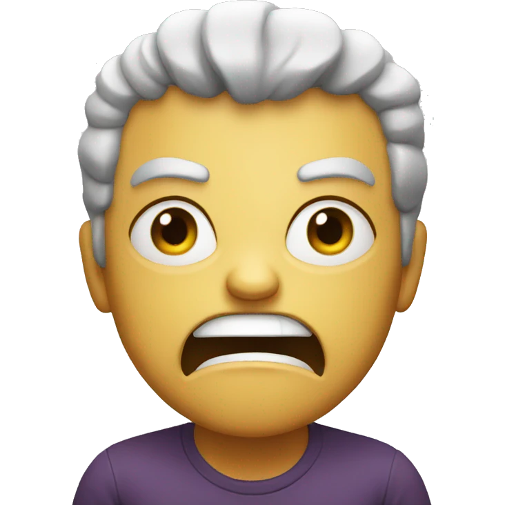 Angry emoji