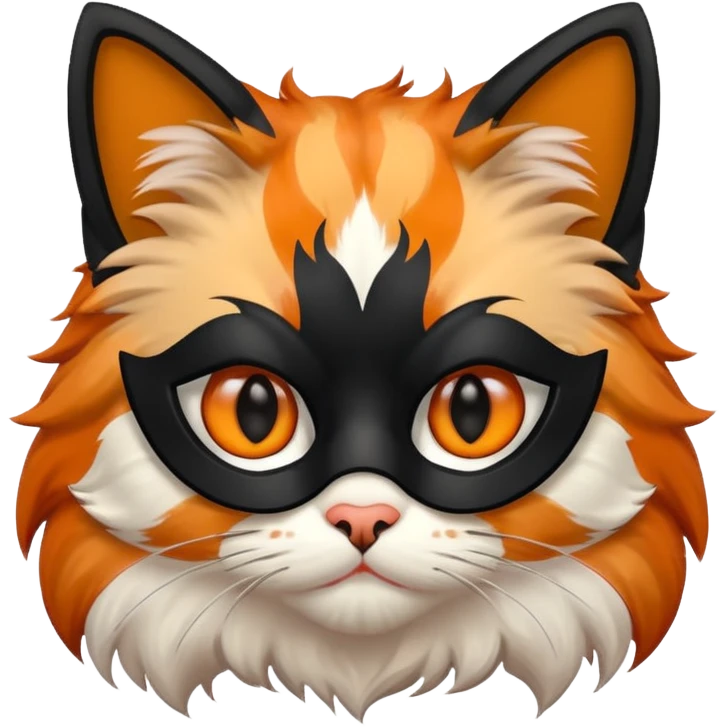 cat with black mask  emoji