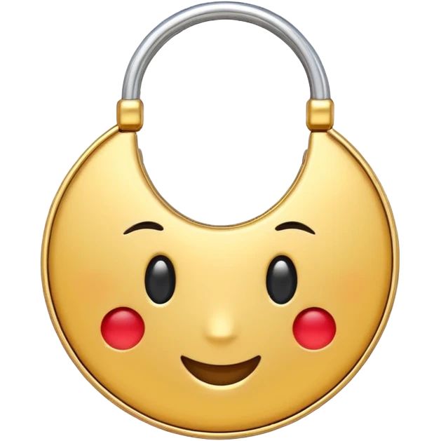 single earring, gold hoop, modern emoji style emoji