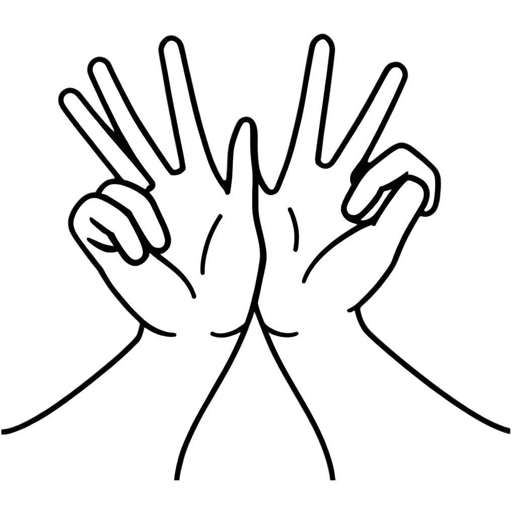 the bloodlines we are the ones hand symbol emoji