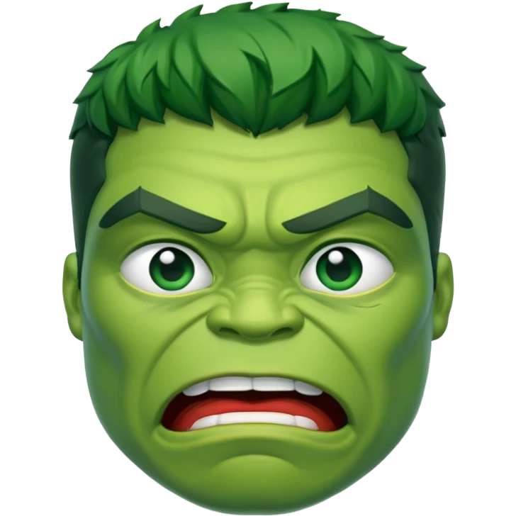 Sad hulk crying emoji