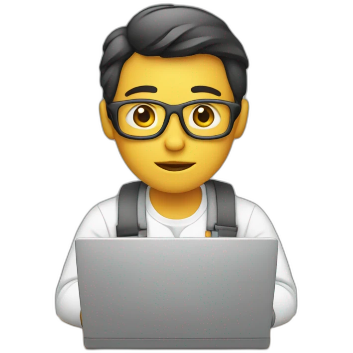 Working on laptop  emoji