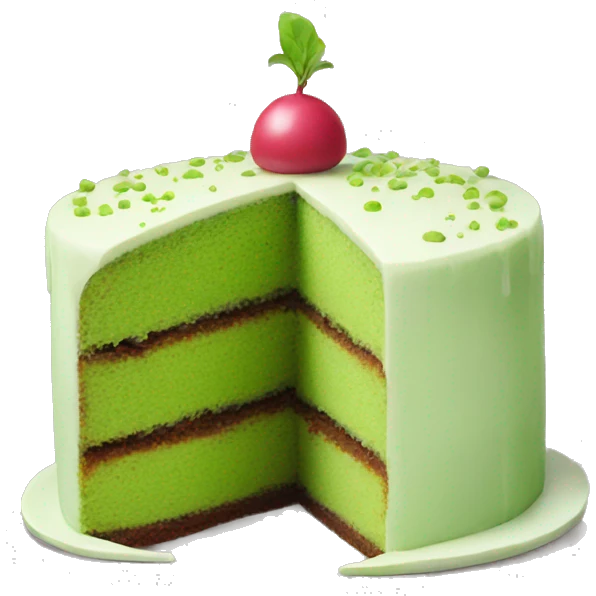 matcha cake emoji
