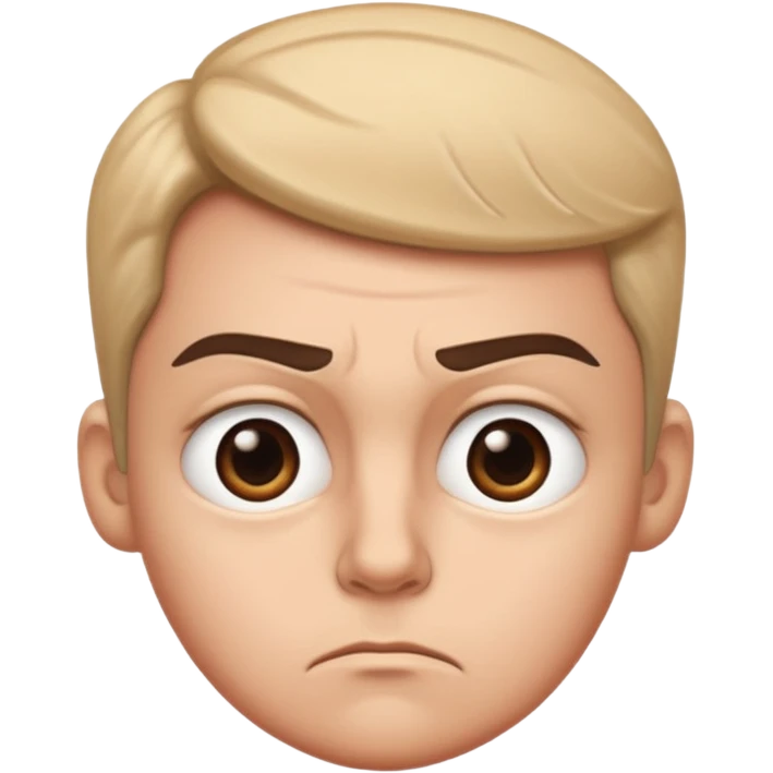 Bombastic side eye emoji