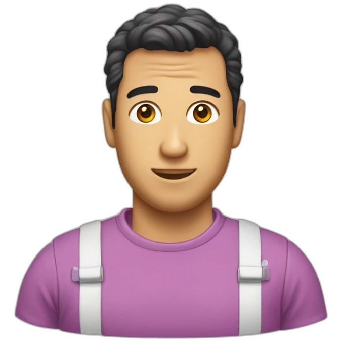 Qué tenga una camisa de cárcel y una mascara emoji