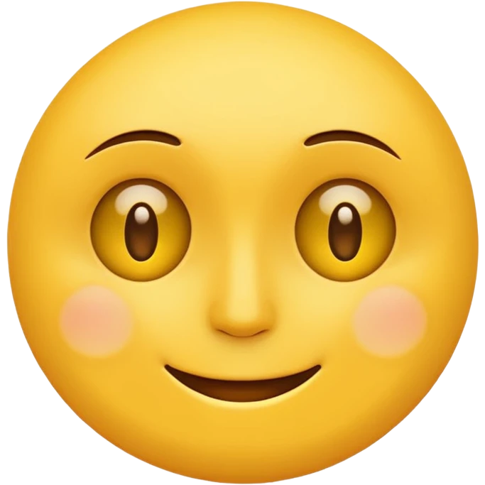 Yellow circle face squinting  emoji