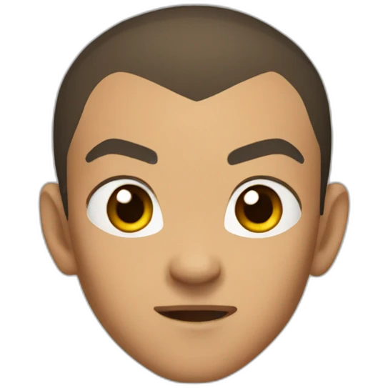 Avatar Sokka face emoji