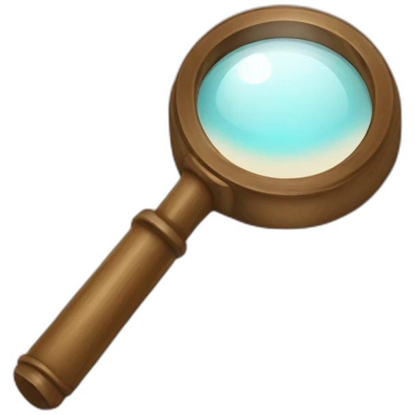 magnifying glass emoji
