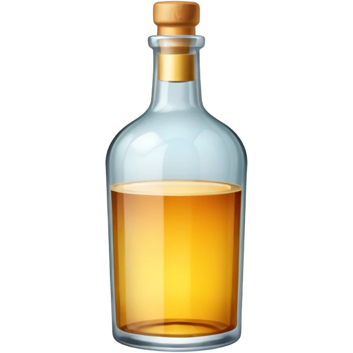 bottle of glass with alcohol emoji