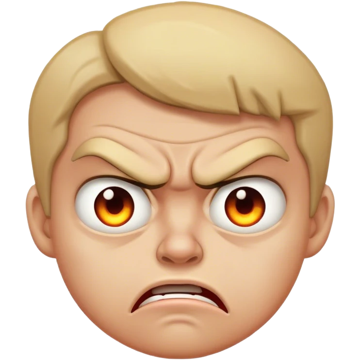 disgusted angry face emoji