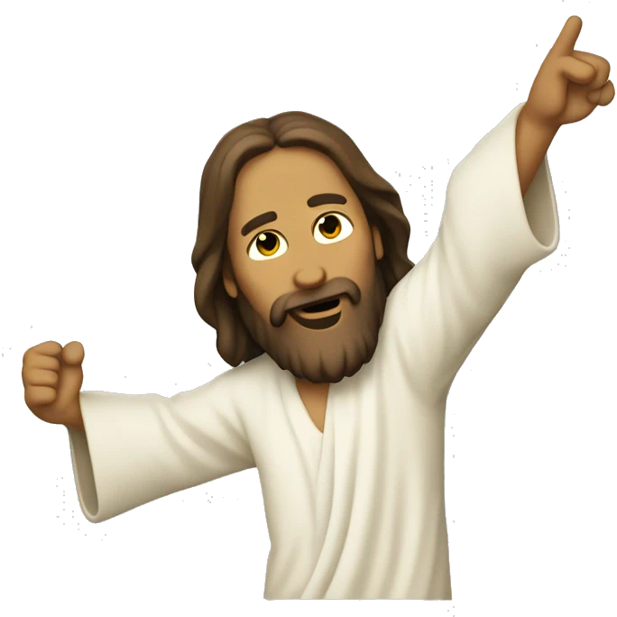 Jesus dabbing  emoji