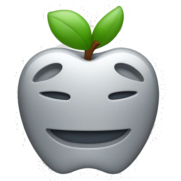 Apple IBM style logo emoji