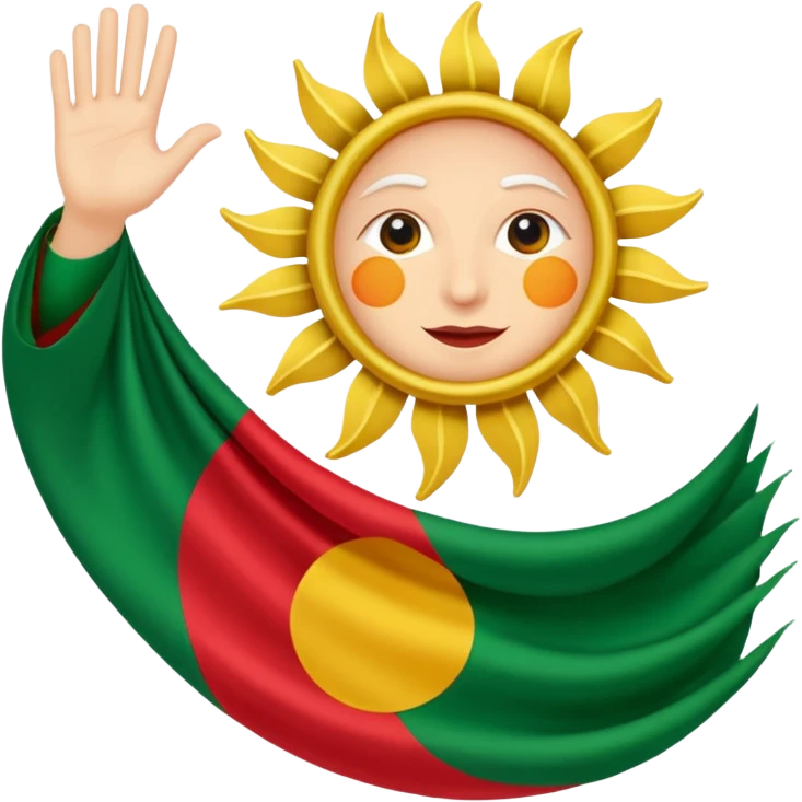 Kürdistan baurağı emoji