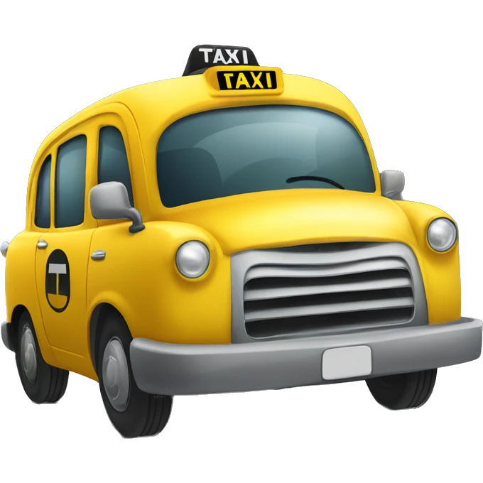taxi scion amarillo  estilo mater sonriente emoji