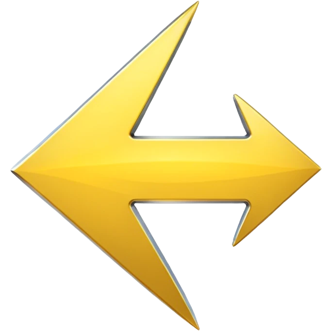 A simple yellow (#EBAA3C) arrow pointing to the right emoji