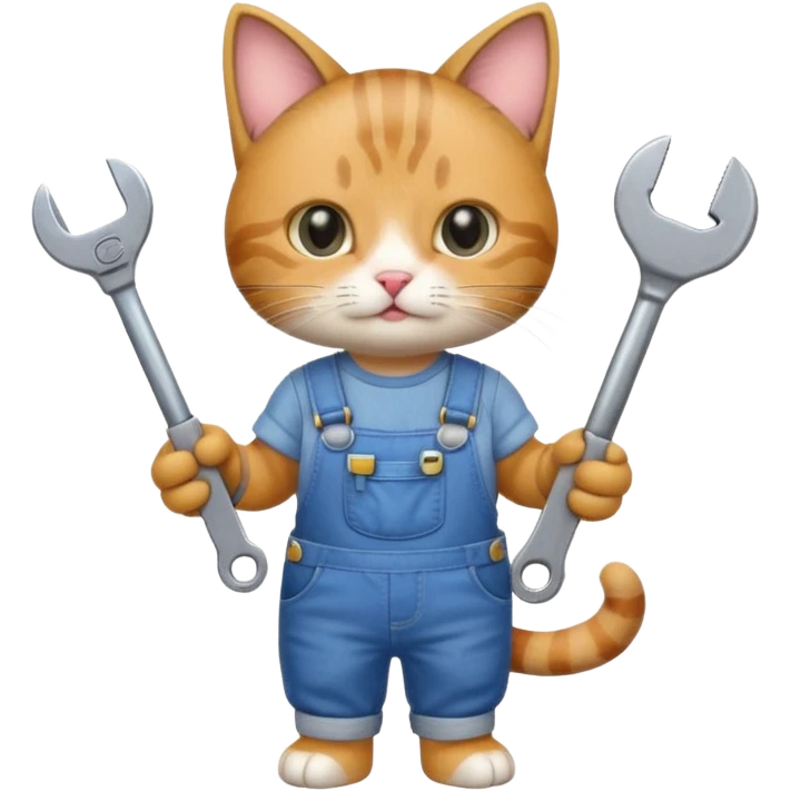 Cat machanic emoji