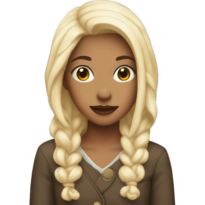 Vanilla girl emoji