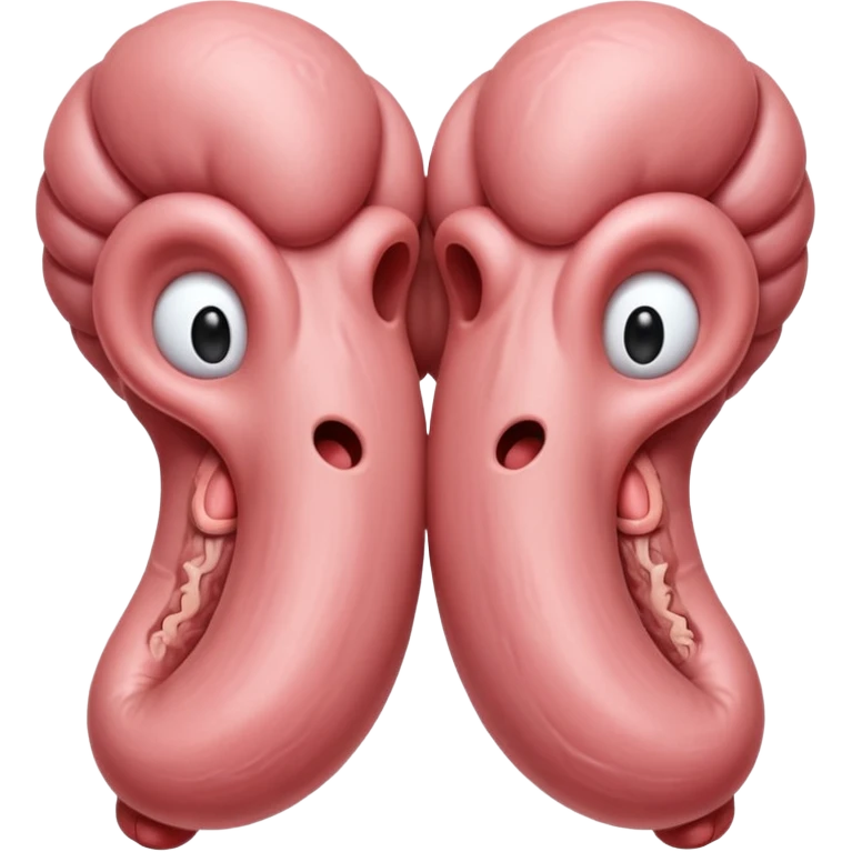 Two headed penis emoji