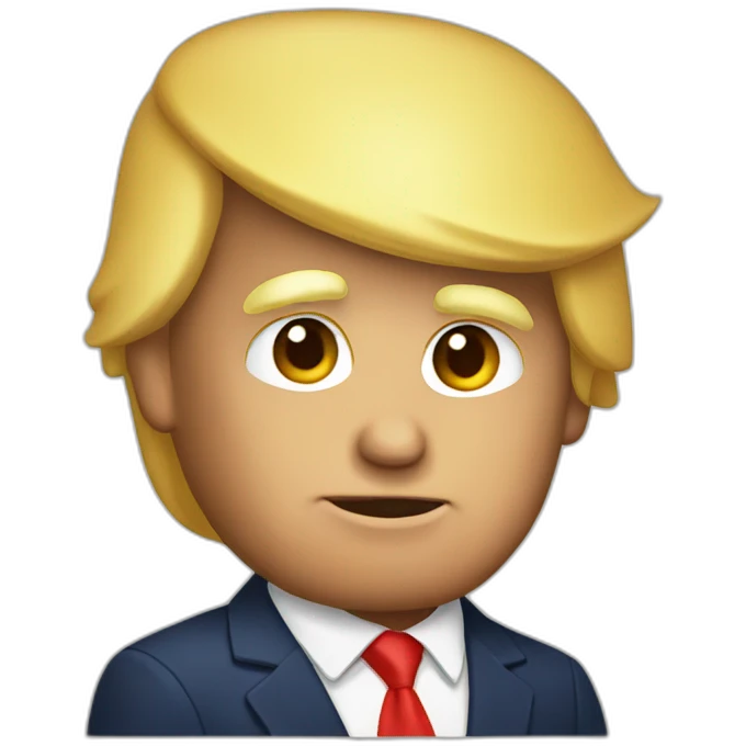 donald trump making l symbol emoji