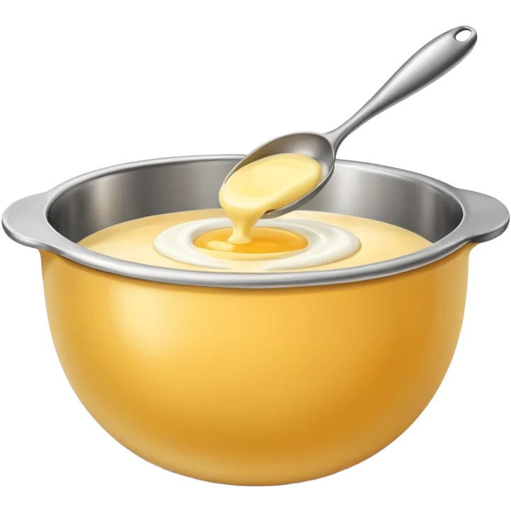 mixing bowl and baking preparation emoji