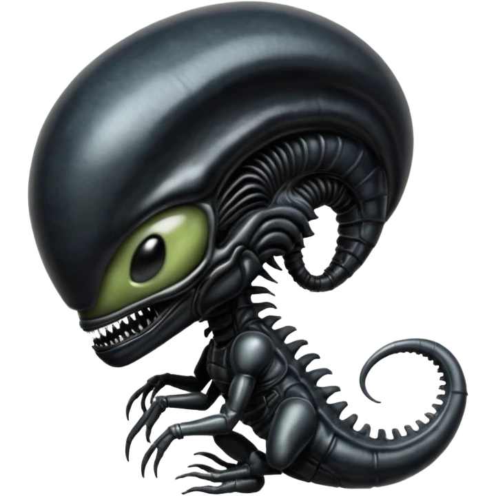 baby xenomorph from movie alien emoji