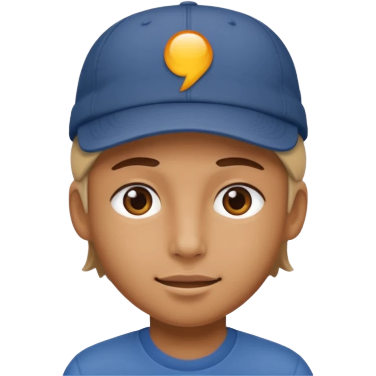 person with cap emoji
