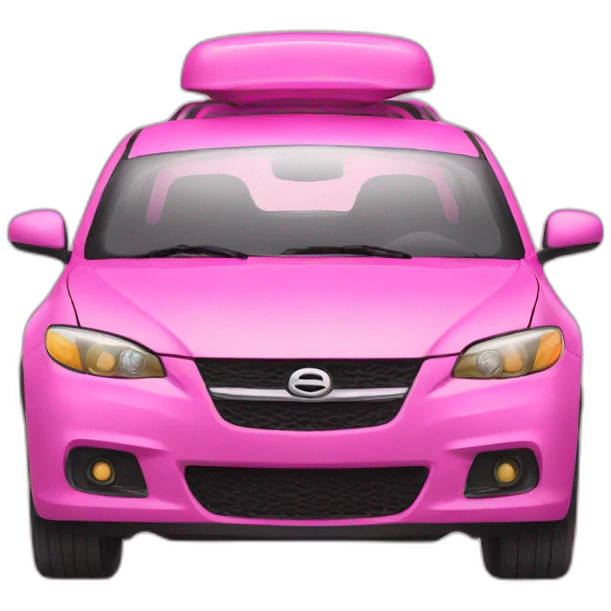 Pink car emoji