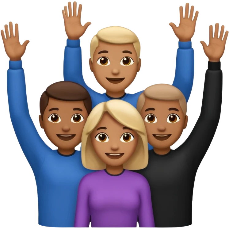 Foursome mmff emoji of black people enony emoji