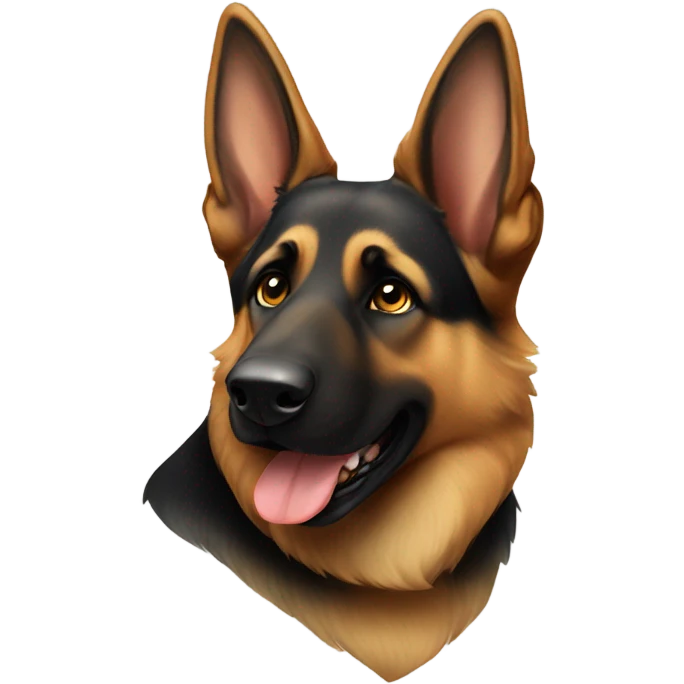 German shepherd emoji