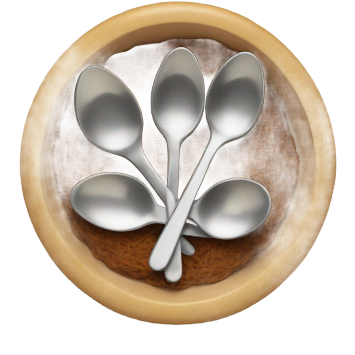 spoons spooning each other emoji