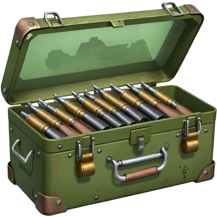 generate a very realistic weapon supply box emoji