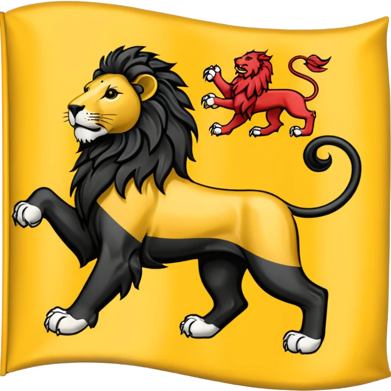 Drapeau flandres lion emoji