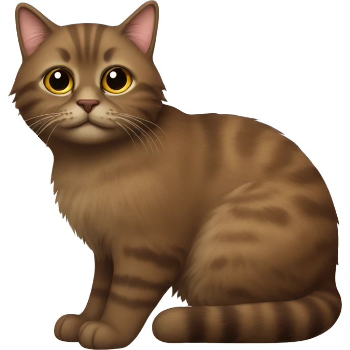 brown-furry-scottish-cat emoji