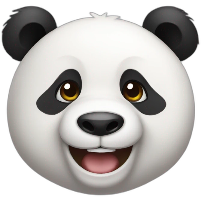 Happy panda emoji