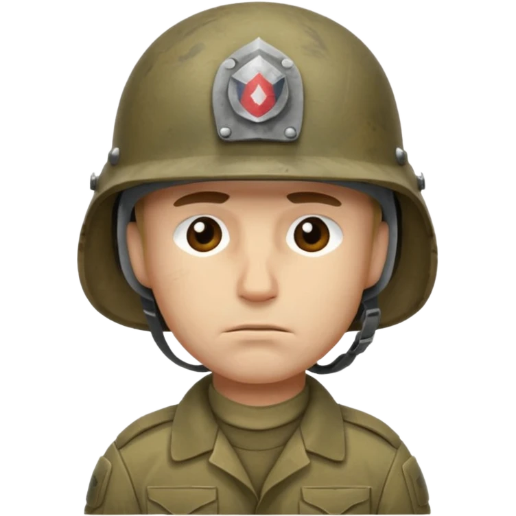 tired soldier emoji